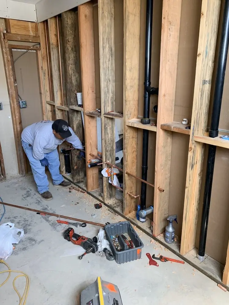Commercial rough-in plumbing for Trenchless Sewer Repair in Pineville
